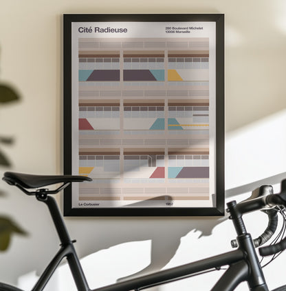 Cite Radieuse - Poster / Art Print - interiör