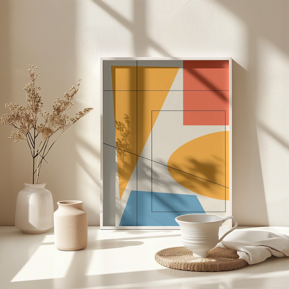Geox1f  Oju 2x3 - Poster / Art Print - interiör