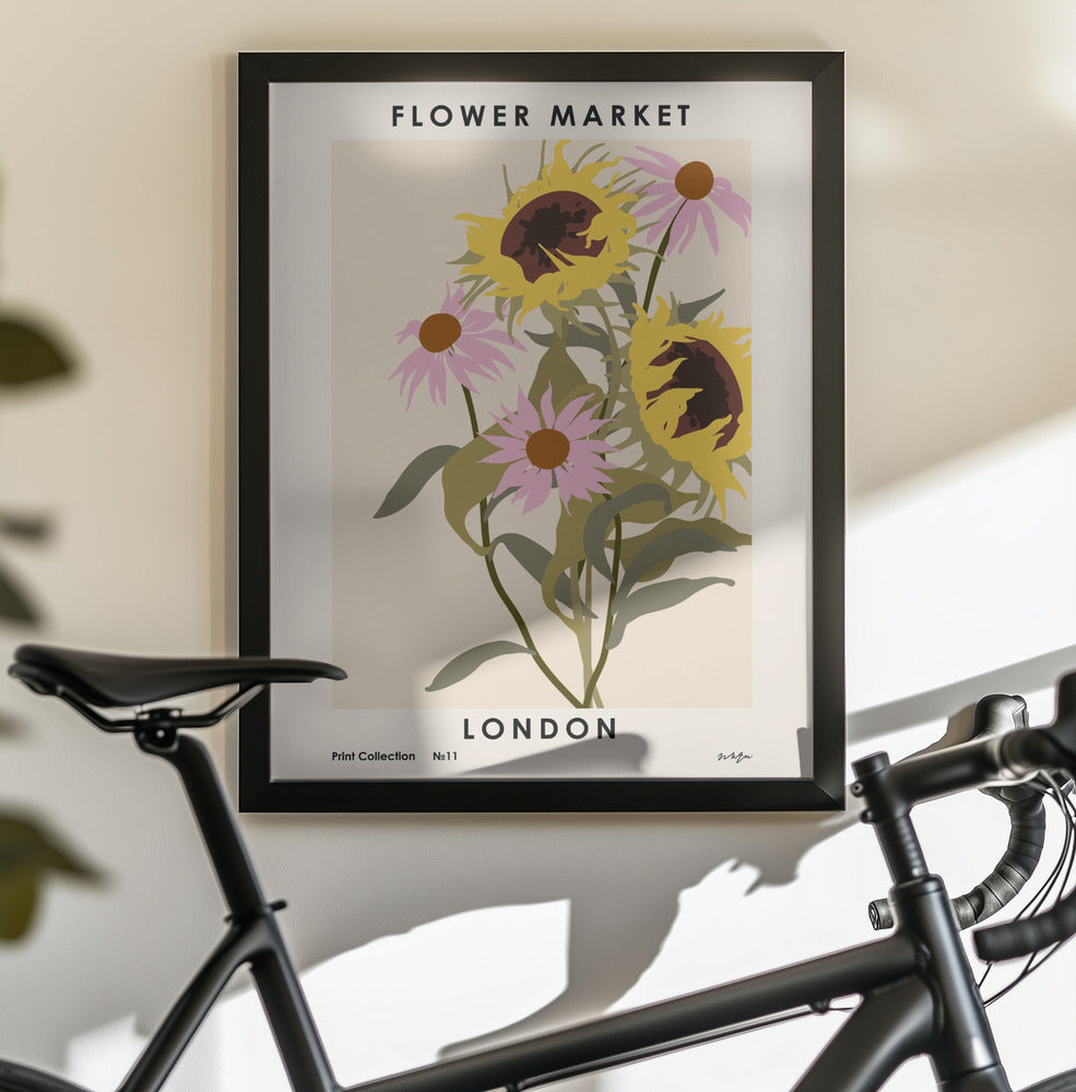 Flower Market. London - Poster / Art Print - interiör