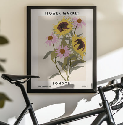 Flower Market. London - Poster / Art Print - interiör