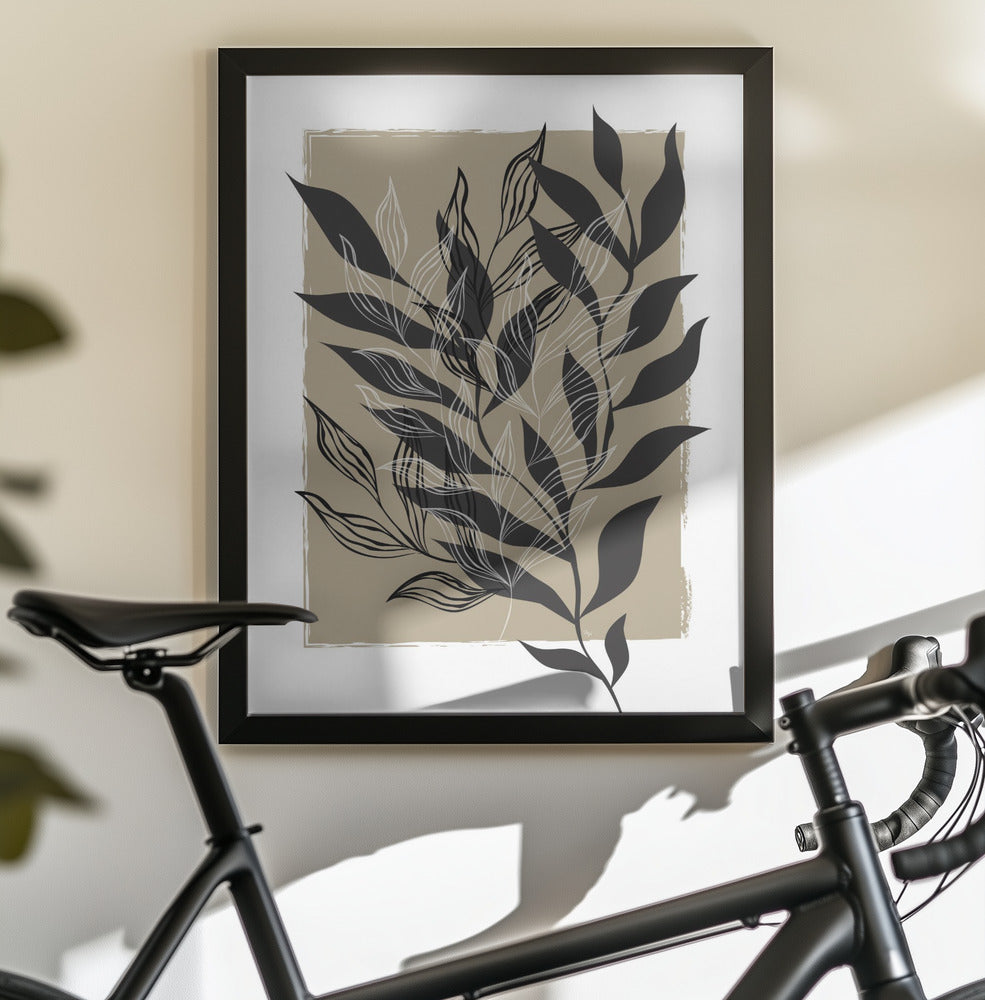 Black Seaweed - Poster / Art Print - interiör