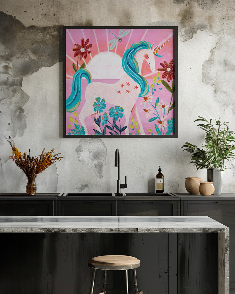 Unicorn - Poster / Art Print - interiör