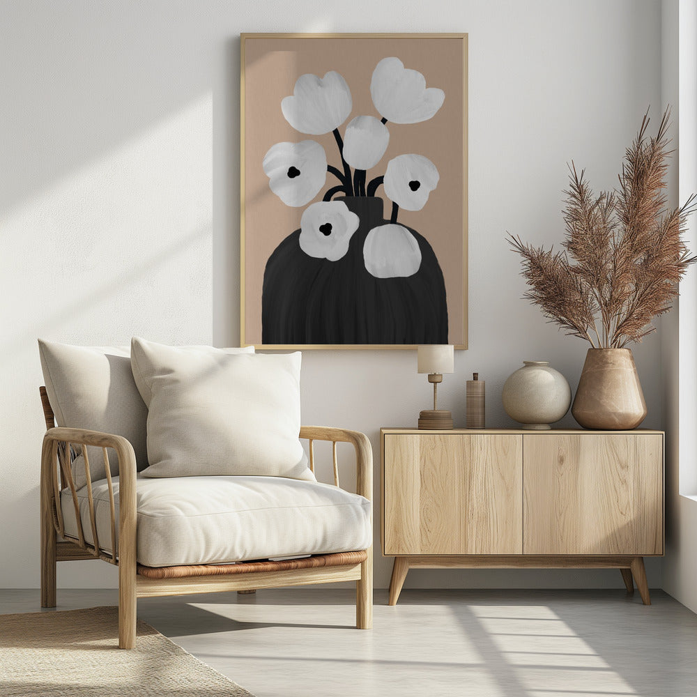 Scandi Botanical III - Poster / Art Print - interiör