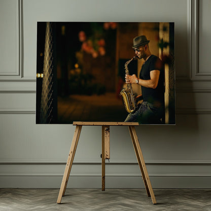 Mood with jazz - Poster / Art Print - interiör