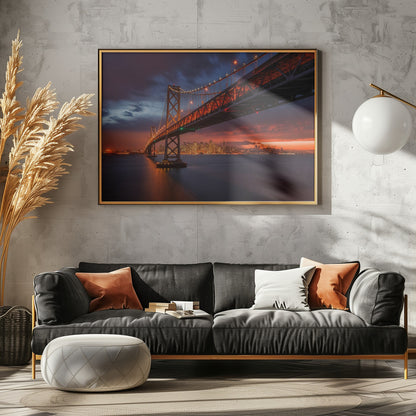 Fire over San Francisco - Poster / Art Print - interiör
