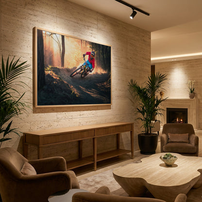 Golden Bermed Corner - Poster / Art Print - interiör