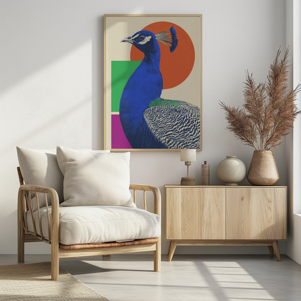 The Peacock - Poster / Art Print - interiör
