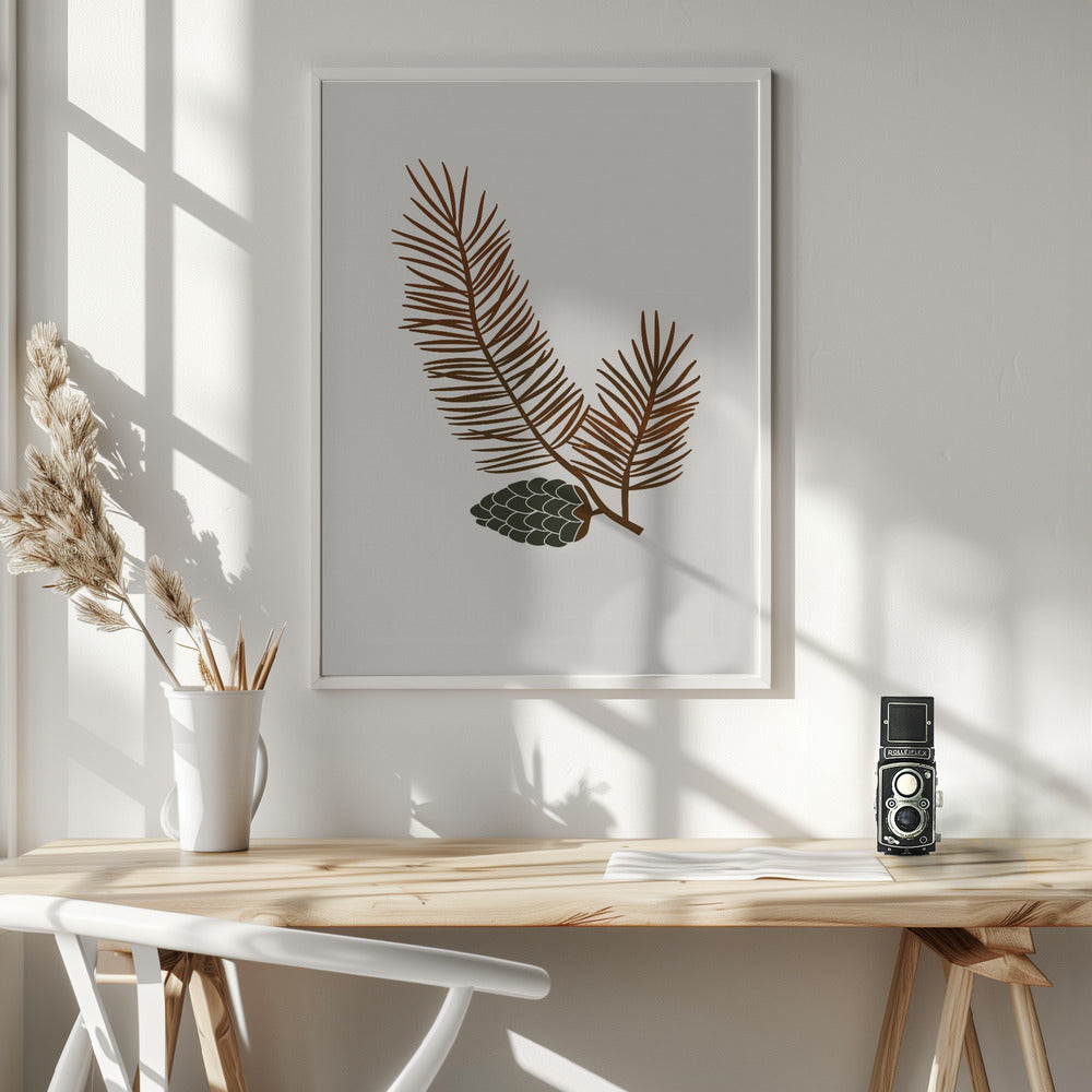 Pine - Poster / Art Print - interiör
