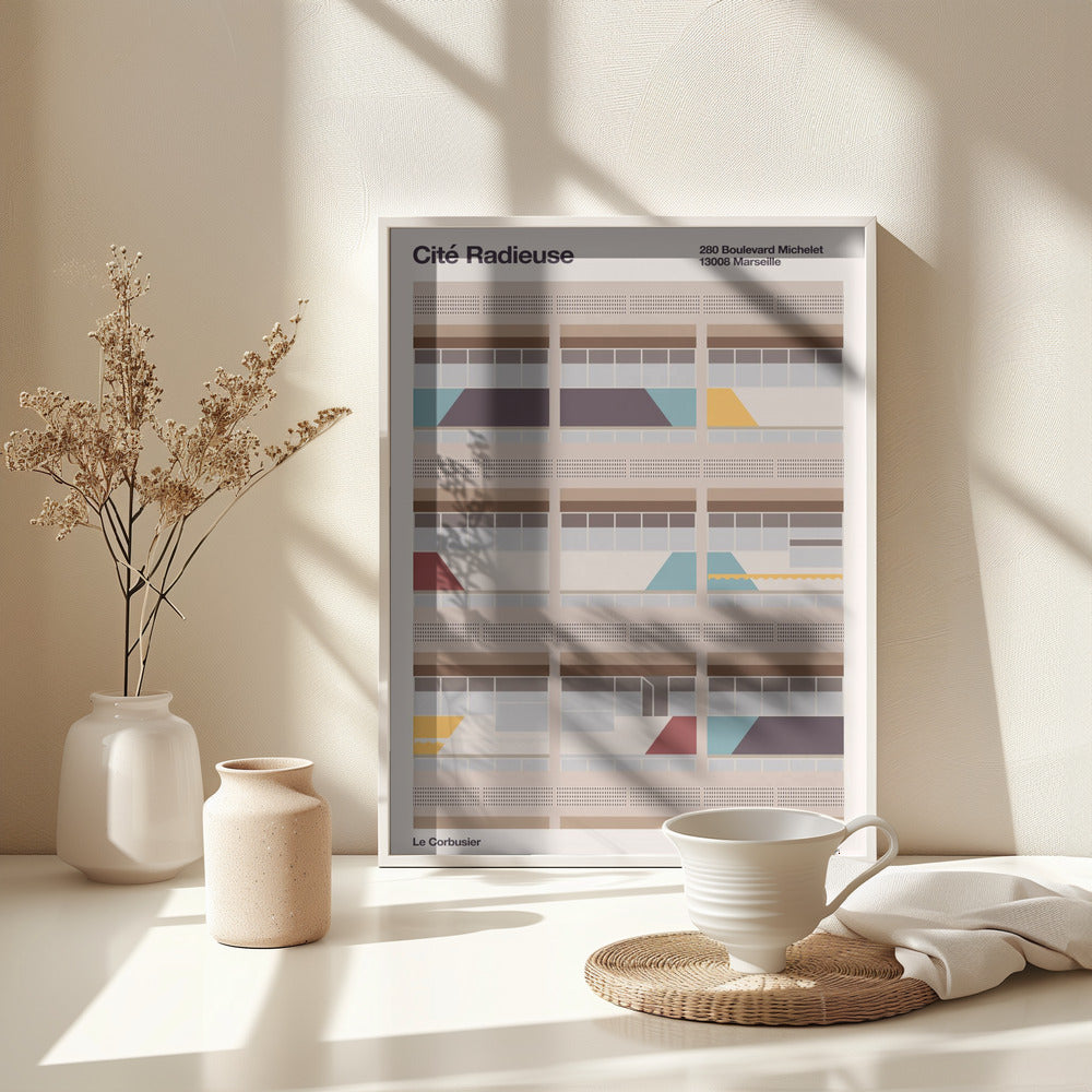 Cite Radieuse - Poster / Art Print - interiör