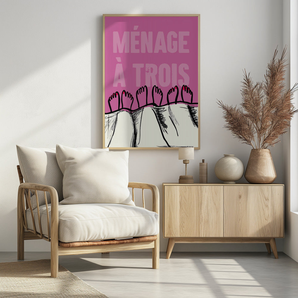 Three's Company - Poster / Art Print - interiör