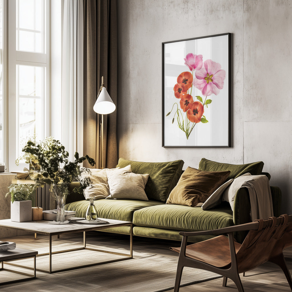 Flower composition III - Poster / Art Print - interiör
