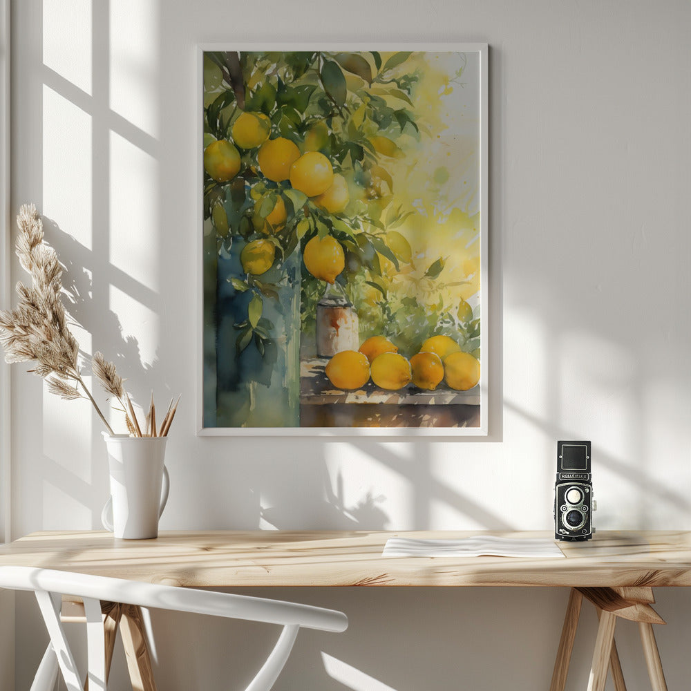 The Lemon Room - Poster / Art Print - interiör