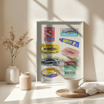 Canned Fish - Poster / Art Print - interiör