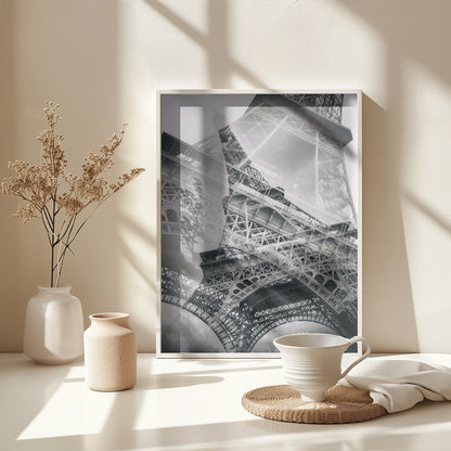 Eiffel Tower Double Exposure - Poster / Art Print - interiör