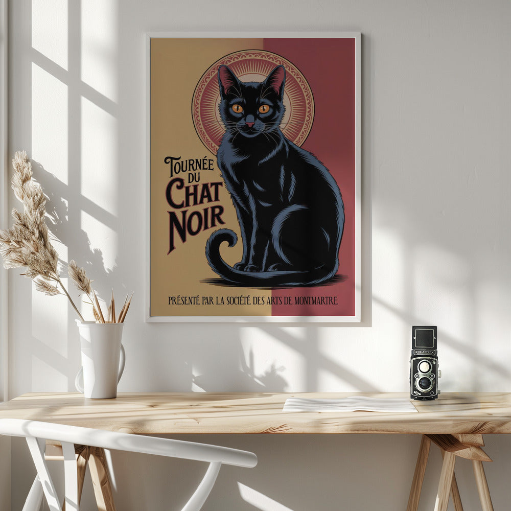 Chat Noir - Poster / Art Print - interiör