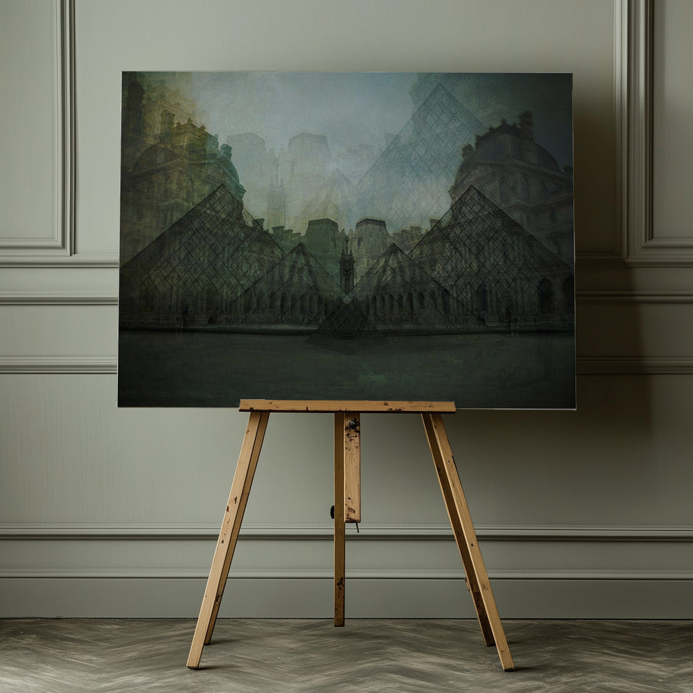 Crystal Pyramids - Poster / Art Print - interiör