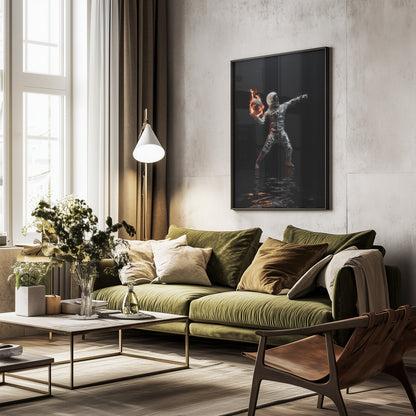 Planet Thrower - Poster / Art Print - interiör