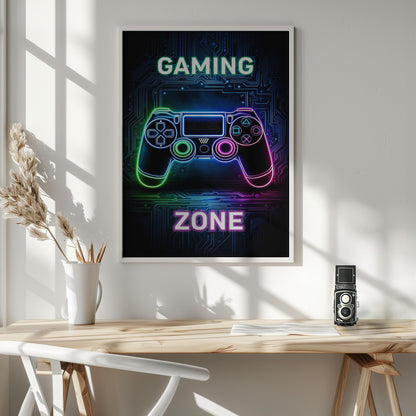 Gaming Zone - Poster / Art Print - interiör