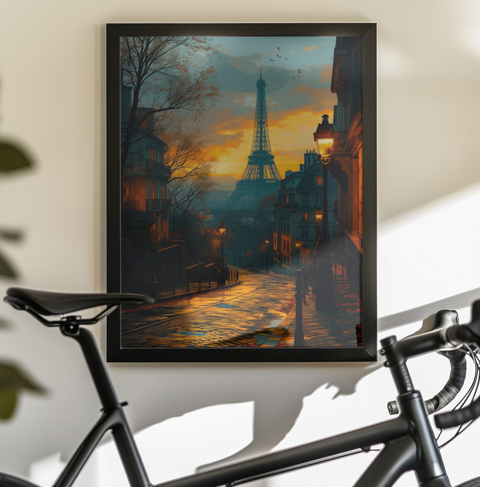 Welcome to Paris - Poster / Art Print - interiör