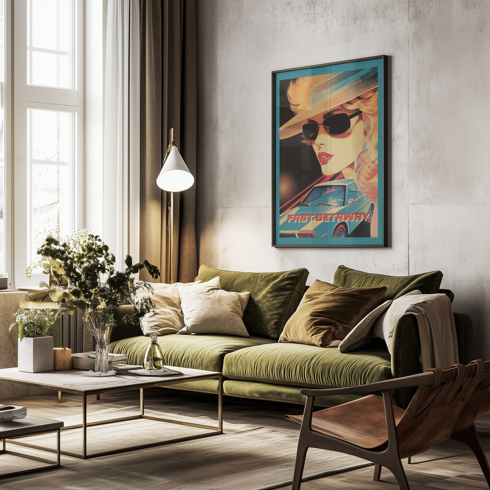 Fast Getaway - Poster / Art Print - interiör