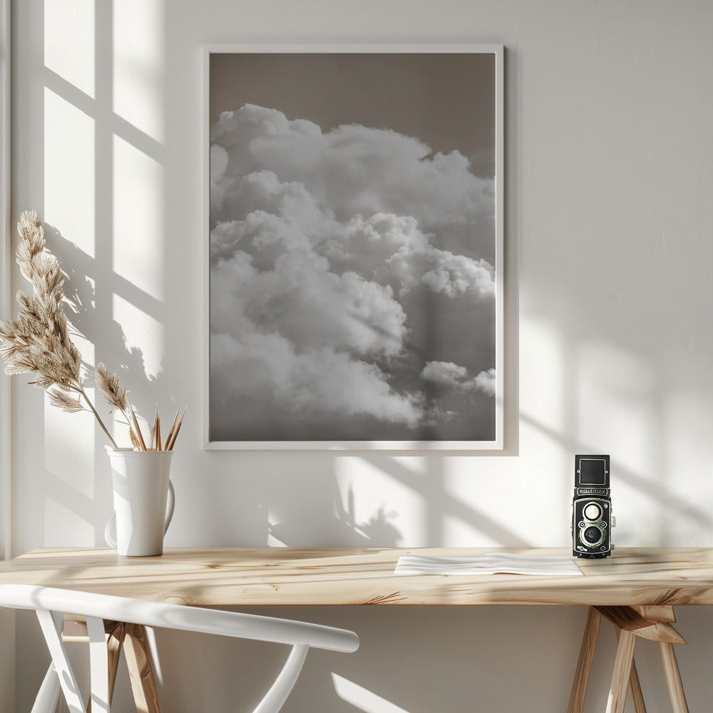 Sandy Clouds - Poster / Art Print - interiör
