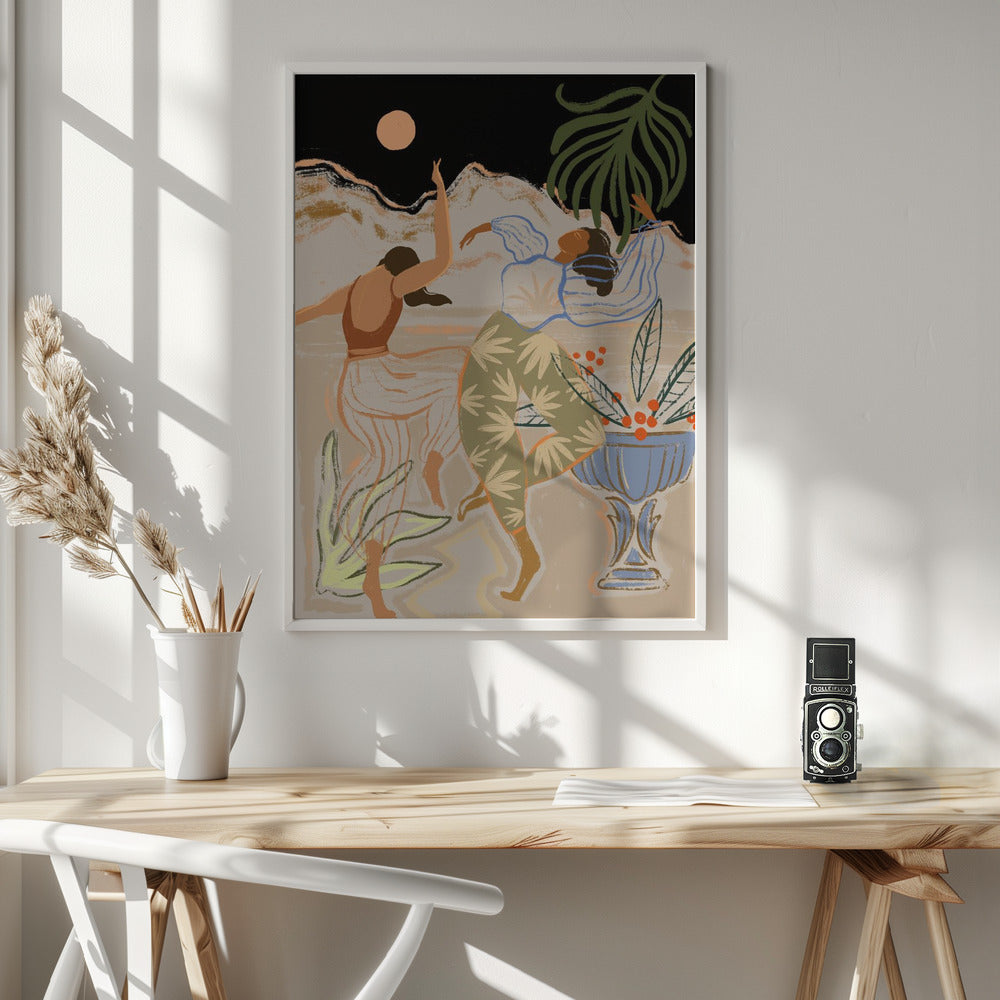 Moonlightdance - Poster / Art Print - interiör