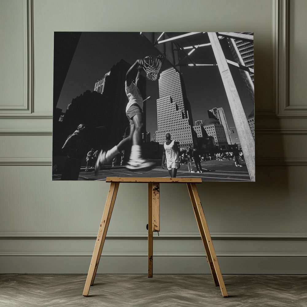 Dunking - Poster / Art Print - interiör