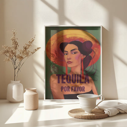 Tequila Por Favor - Poster / Art Print - interiör