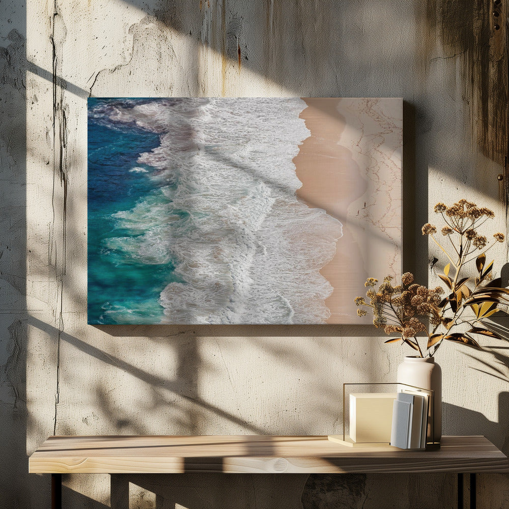 Where the Ocean Ends... - Poster / Art Print - interiör