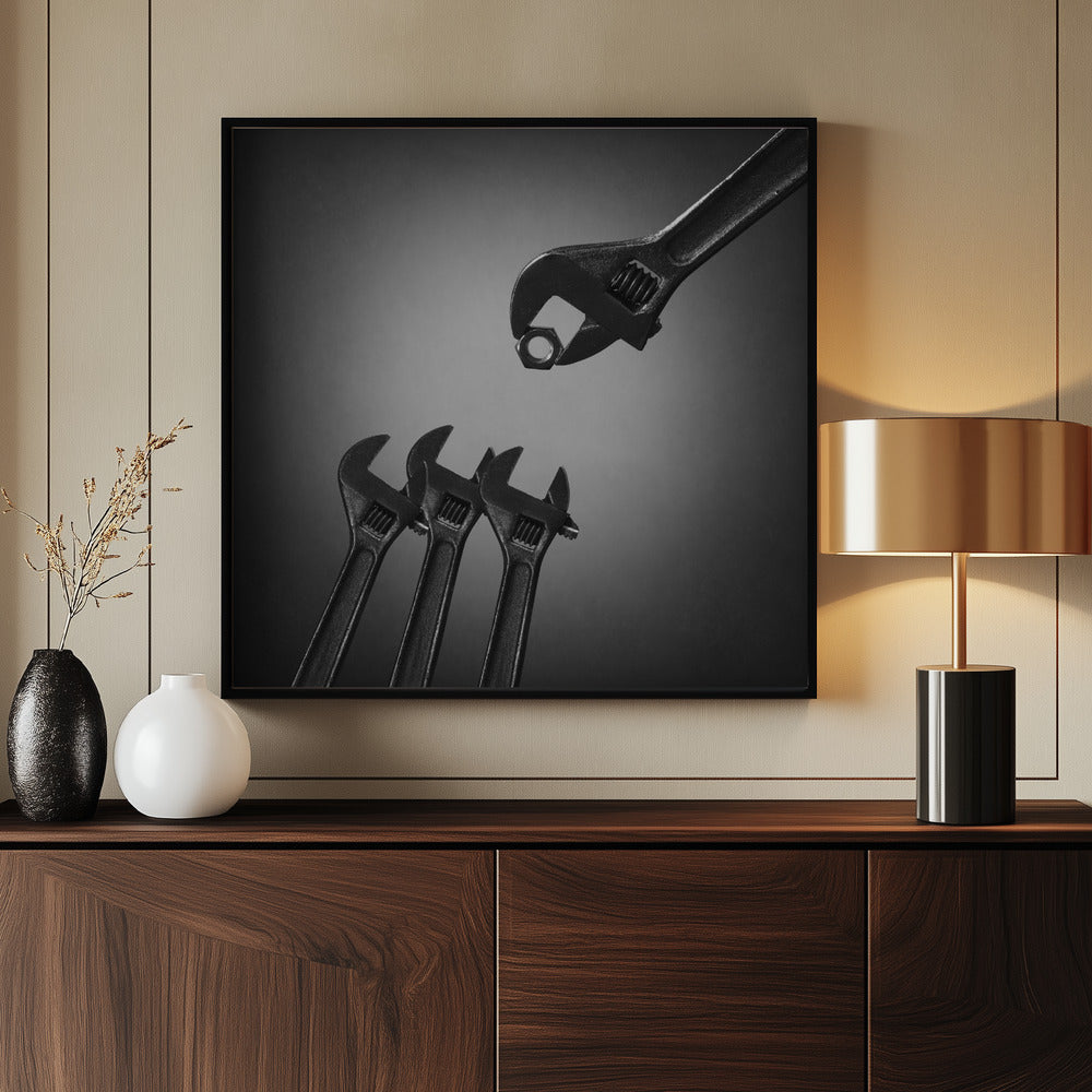 Feeding the young nestlings - Poster / Art Print - interiör