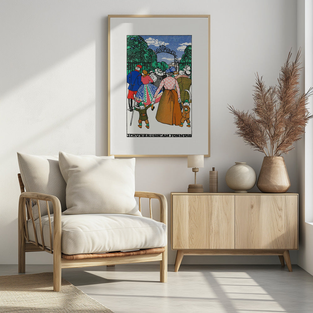 Schönbrunn On Sunday - Poster / Art Print - interiör