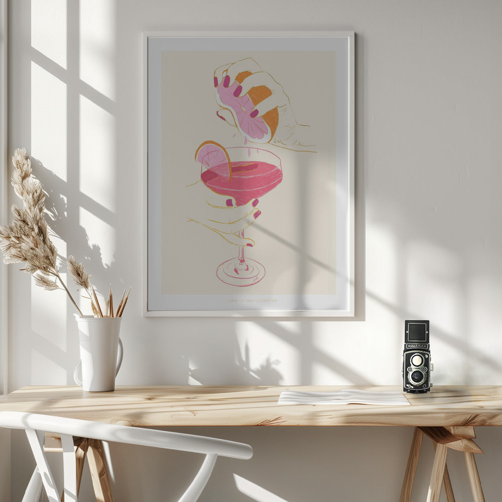Jlr Cocktail - Poster / Art Print - interiör