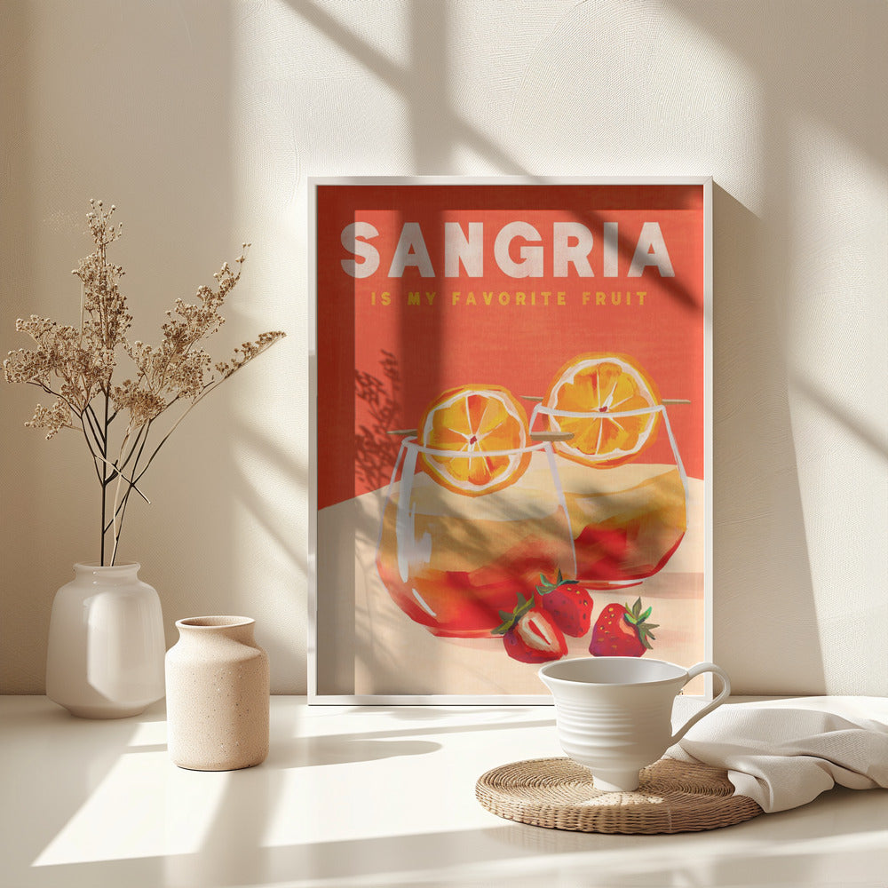 Sangria - Poster / Art Print - interiör