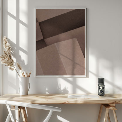 Papers and Shadows 4 - Poster / Art Print - interiör