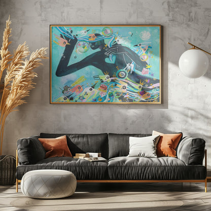 Heart - Poster / Art Print - interiör
