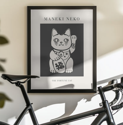 Manekineko - Poster / Art Print - interiör