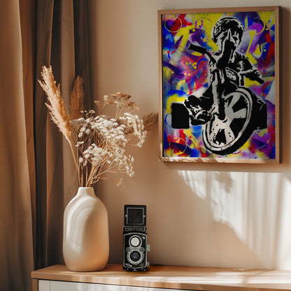 Fuck war - Poster / Art Print - interiör