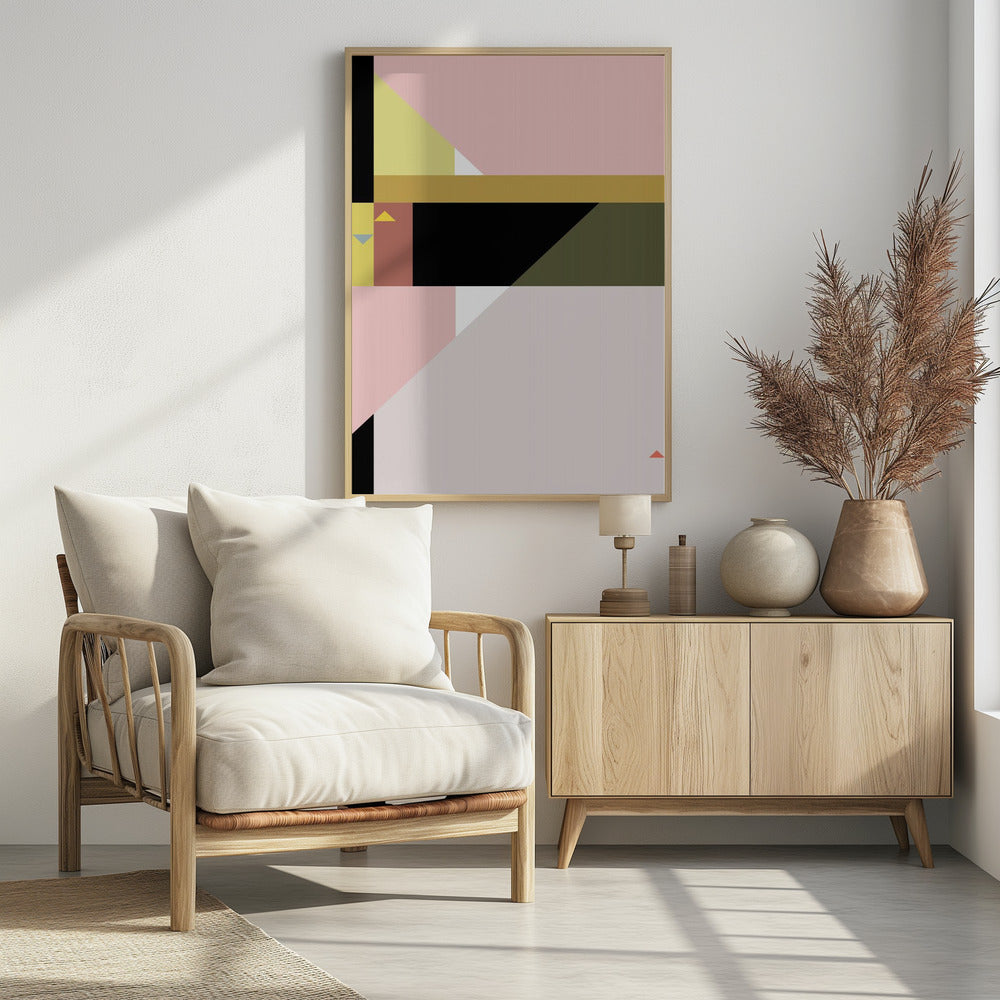 Constructivist Tune N°3 - Poster / Art Print - interiör