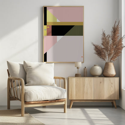 Constructivist Tune N°3 - Poster / Art Print - interiör