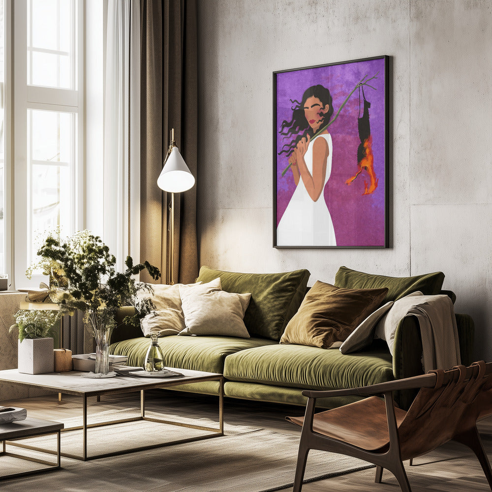 No bra club - Poster / Art Print - interiör