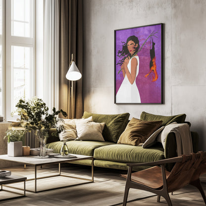 No bra club - Poster / Art Print - interiör