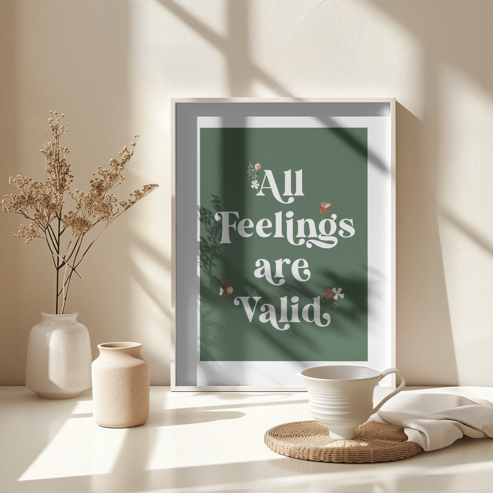 All Feelings - Poster / Art Print - interiör