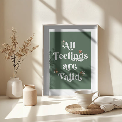 All Feelings - Poster / Art Print - interiör