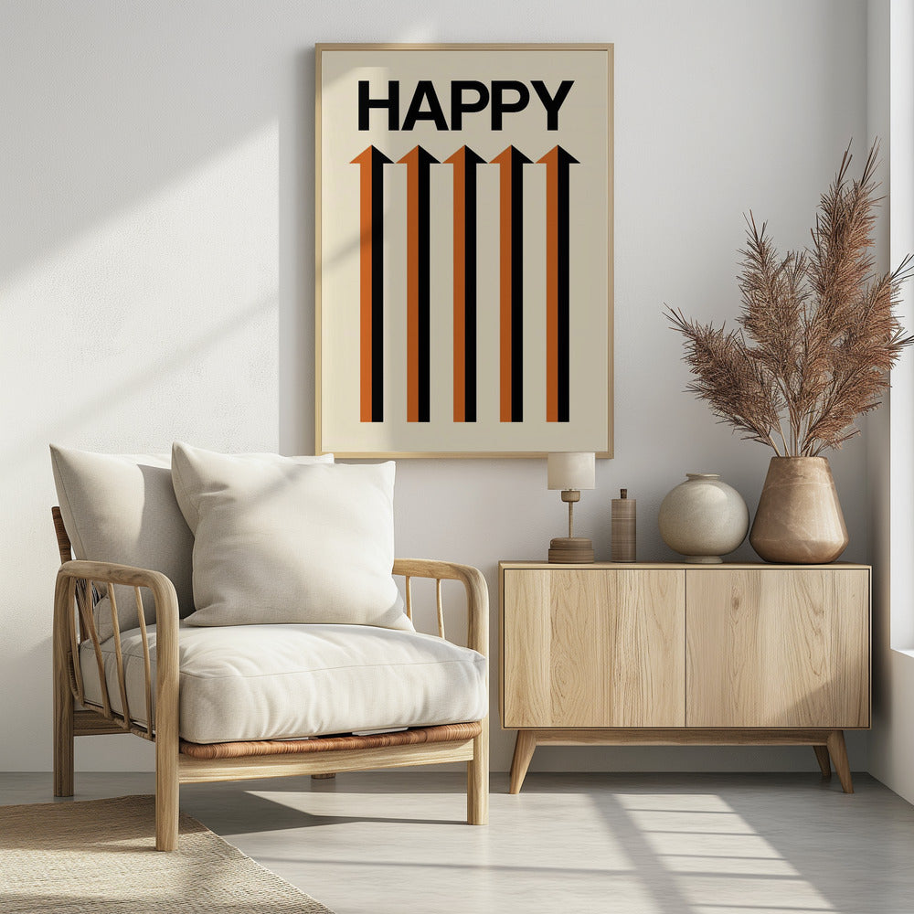 Happy Cream - Poster / Art Print - interiör