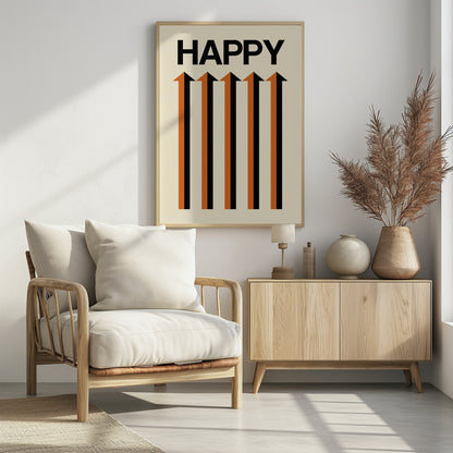 Happy Cream - Poster / Art Print - interiör