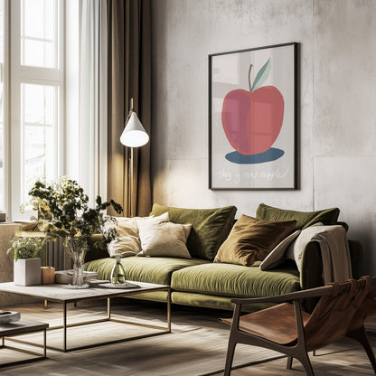 This is an Apple - Poster / Art Print - interiör