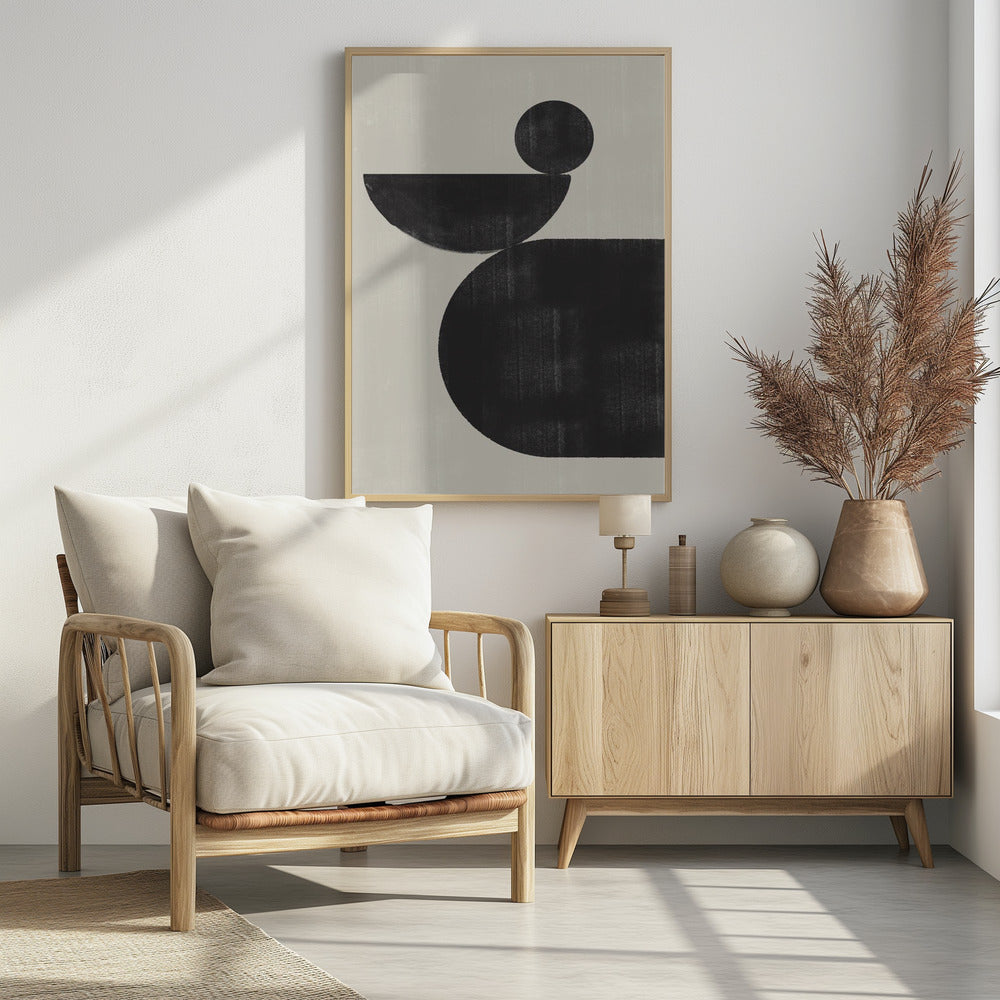 Shape Study No3. - Poster / Art Print - interiör