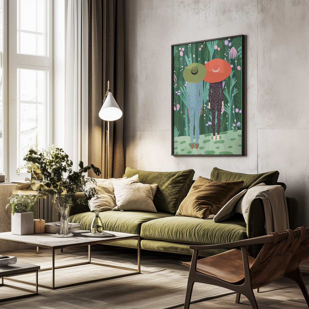 Jungle Pijamas - Poster / Art Print - interiör