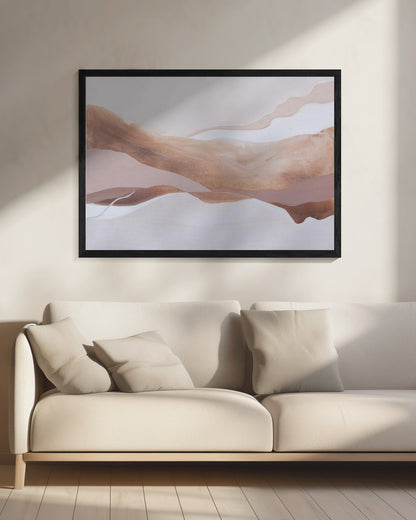 Waves - Poster / Art Print - interiör
