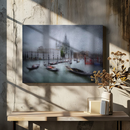 It was raining in Venice - Poster / Art Print - interiör